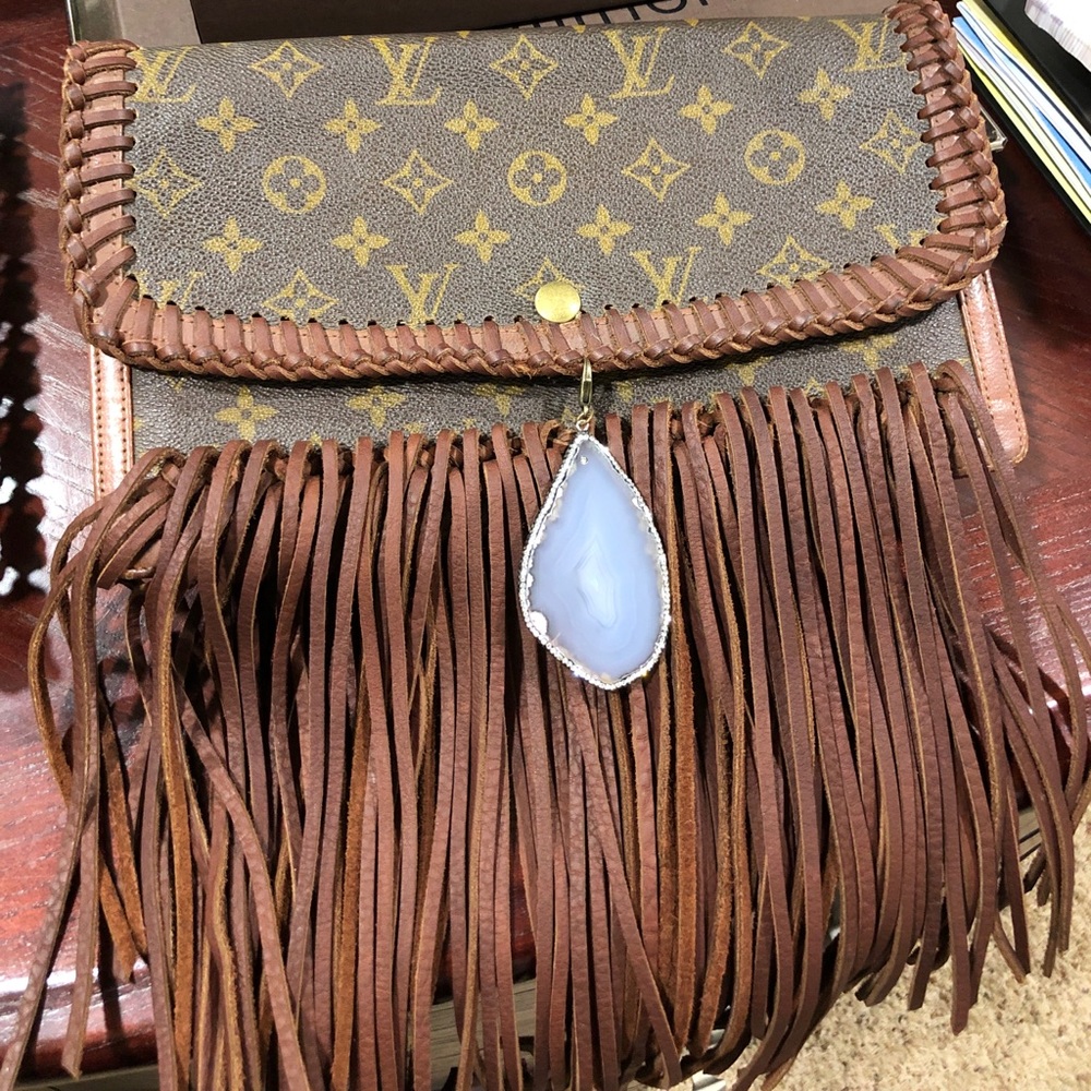 Revamped Upcycled Louis Vuitton w/ removable strap